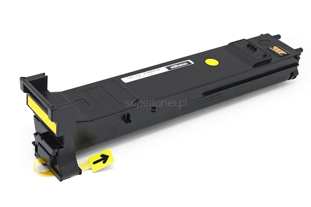 Zamienny toner do drukarki Konica Minolta Bizhub C20 C20P Żółty (Yellow) kod A0DK253, TN-318Y 8000 stron. Markowy zamiennik Laser PRECISION®.