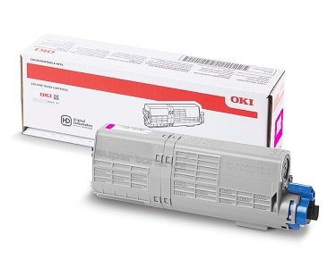 Oryginalny toner Oki ES5432 ES5432dn ES5442 ES5442dn ES5463 ES5473 MFP Magenta o kodzie 46490622. Wydajność tonera 6000 stron według normy ISO/IEC 19798.