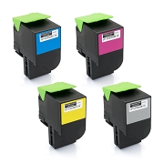 Zamienne tonery Lexmark MC2425 DW CMYK (C2320C0, C2320M0, C2320Y0, C2320K0) 4 szt. PRECISION