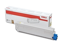 Oryginalny toner OKI MC873 MC883 Żółty (45862814) [10k]