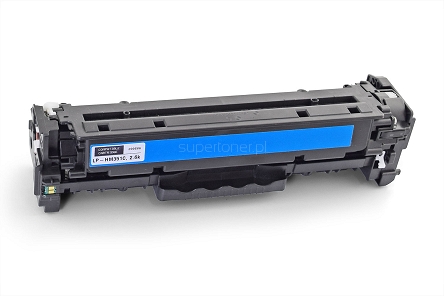 Toner do HP 305A CE411A Błękitny / Cyan 2600 stron. Pasuje do drukarek Hewlett-Packard: HP Color LaserJet Pro 400 M451 M451dn M451dw M451nw. Markowy zamiennik Laser PRECISION®.