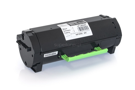 Toner do drukarki Lexmark MS622, Lexmark MS622de. Zamiennik tonerów o kodzie: 56F2X00, 56F2X, 56F2X0E, 56F0XA. Wydajność tonera wynosi 20000 stron. Markowy produkt Laser PRECISION®.