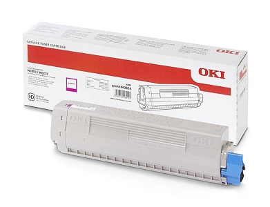 Oryginalny toner Oki MC873, Oki MC873dn, Oki MC873dnc, Oki MC873dnct, Oki MC873dnv, Oki MC873dnx, Oki MC883, Oki MC883dn, Oki MC883dnct, Oki MC883dnv magenta (45862815). Wydajnośc produktu wynosi 10000 stron.