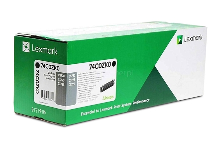 Oryginalny zespół obrazujący Lexmark  Lexmark C4150 CS720 de dte CS725 de dte CS727 de CS728 de CX725 de dhe dthe CX727 de XC4140 XC4143 XC4150 XC4153 (74C0ZK0) Czarny. Wydajnośc do 150000 stron.