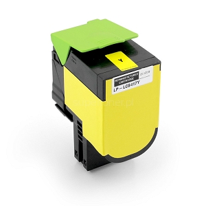 Toner do drukarki Lexmark CS417 CS417dn Żółty - Yellow. Zamiennik tonera 71B2HY0, 71B0H40 o wydajności 3500 stron. Markowy produkt Laser PRECISION®.