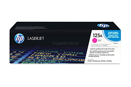 Oryginalny toner HP 125A CB543A Color LaserJet HP CP1210 CP1215 CP1510 CP1515n CP1518ni CM1300 CM1312 CM1312nfi MFP MFP Purpurowy / Magenta (CB 543A, 125A) 1400 stron.