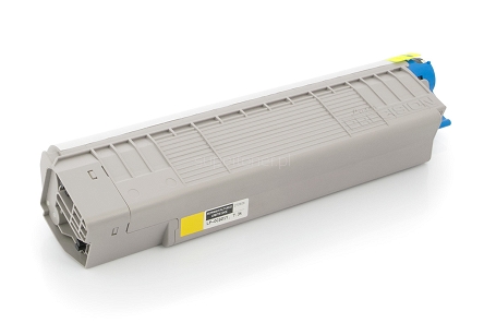 Zamienny toner Oki C801 C801n C801dn Żółty / Yellow (44643001) o wydajności 7300 stron. Markowy produkt Laser PRECISION®.