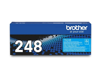 Oryginalny toner Brother Brother DCP-L3520 DCP-L3520CDW, Brother DCP-L3560 DCP-L3560CDW, Brother HL-L3220 HL-L3220CW, Brother HL-L8230 HL-L8230CDW, Brother HL-L8240 HL-L8240CDW, Brother MFC-L3740 MFC-L3740CDW, Brother MFC-L8340, MFC-L8340CDW, Brother MFC-L8390 MFC-L8390CDW Błękitny / Cyan (TN-248C, TN248C). Wydajność 1000 stron.