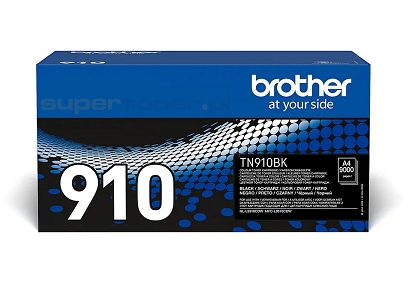 Oryginalny toner Brother HL-L9310 MFC-L9570 Czarny o kodzie TN-910BK. Toner jest przeznaczony do drukarek Brother HL-L9310, Brother HL-L9310CDW, MFC-L9570, MFC-L9570CDW. Wydajność tonera wynosi 9000 stron.