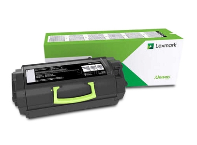 Toner Lexmark 52D2H0L, 520HL oryginalny toner do etykiet do drukarek Lexmark MS710, Lexmark MS710dn, Lexmark MS711, Lexmark MS711dn. Wydajność tonera 25000 stron zgodnie z normą ISO / IEC 19752.